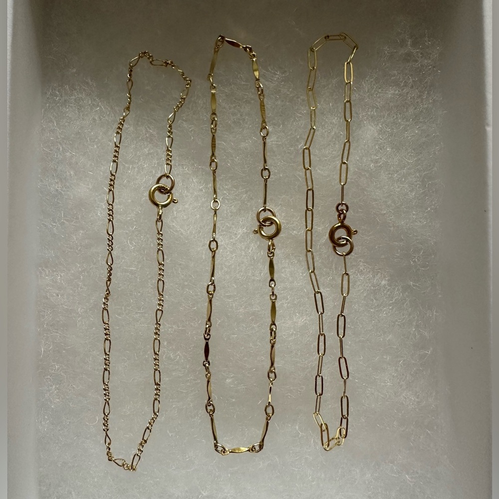 James Michelle Anklets SET OF THREE